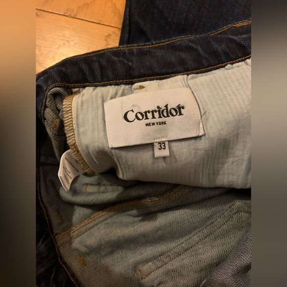 Corridor “Rinsed Denim” Jeans - Dark Wash - 33” - Picture 4 of 5